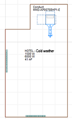 CYPETHERM HVAC. Connection of indoor VRF units with duct distribution. Air discharge. Click to enlarge the image