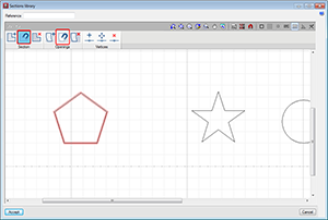 CYPECAD. Snap to polygons in generic column sections. Click to enlarge the image